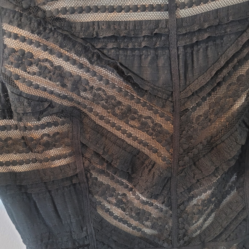 Venus Black Lace Dress Size 8 - Picture 5 of 5